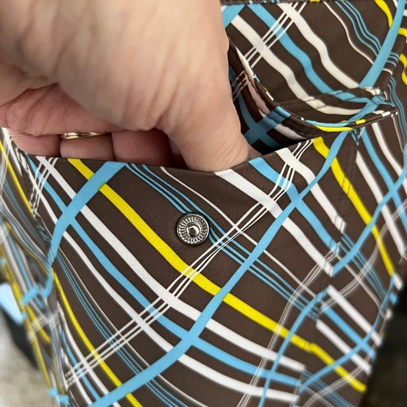 Jofit Signature Plaid‎ Performance Golf Skort Size: 8 - Picture 9 of 16